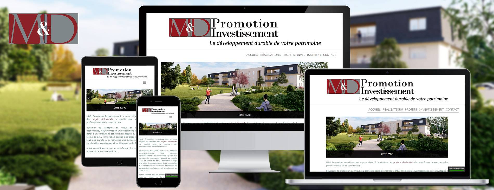 Site web de l'entreprise MD Promotion Investissement